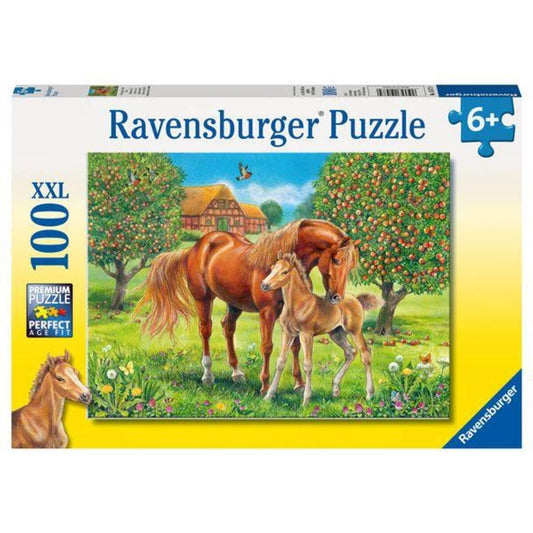 Ravensburger Puzzle Pferdeglück, 100 XXL Teile