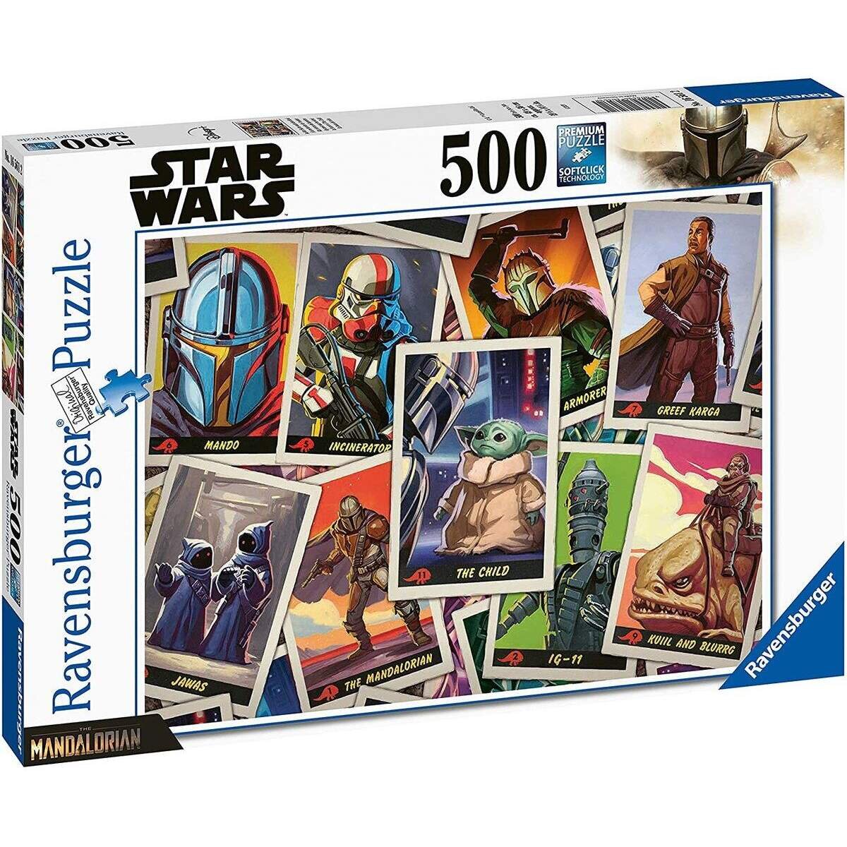 Ravensburger Puzzle Star Wars: The Mandalorian-the Child, 500 Teile