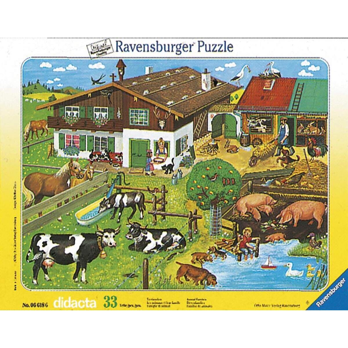 Ravensburger Puzzle Tierfamilien, 33 Teile