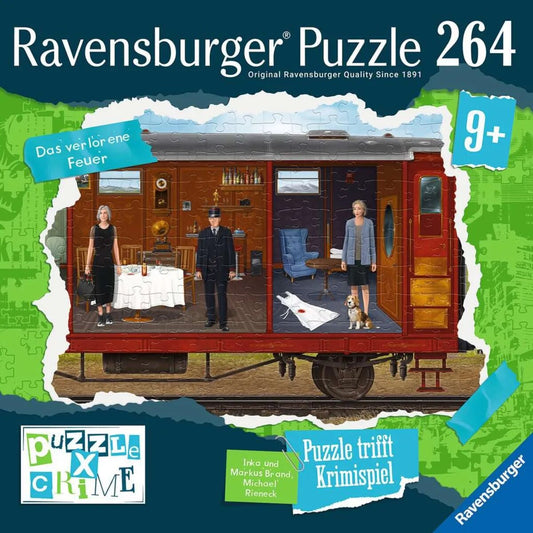 Ravensburger Puzzle X Crime Kids: Das verlorene Feuer, 264 Teile