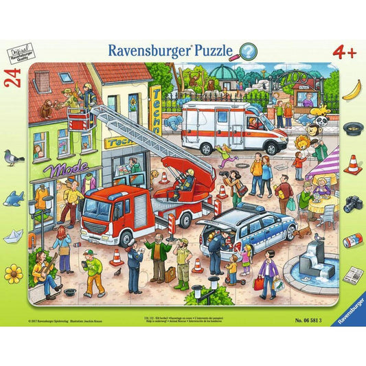 Ravensburger Rahmenpuzzle 110, 112 Eilt herbei, 24 Teile