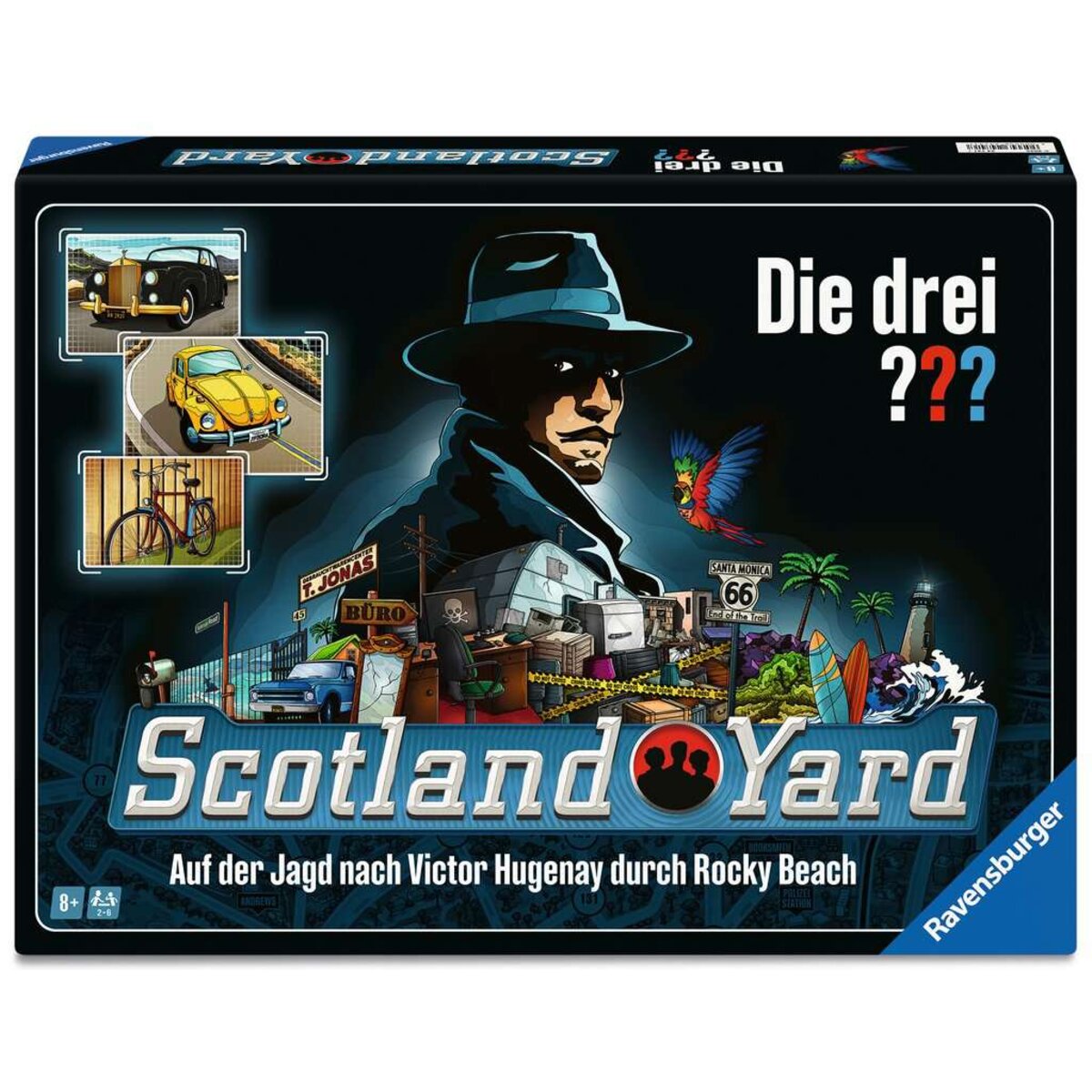 Ravensburger Scotland Yard Die drei ??? Gesellschaftsspiel
