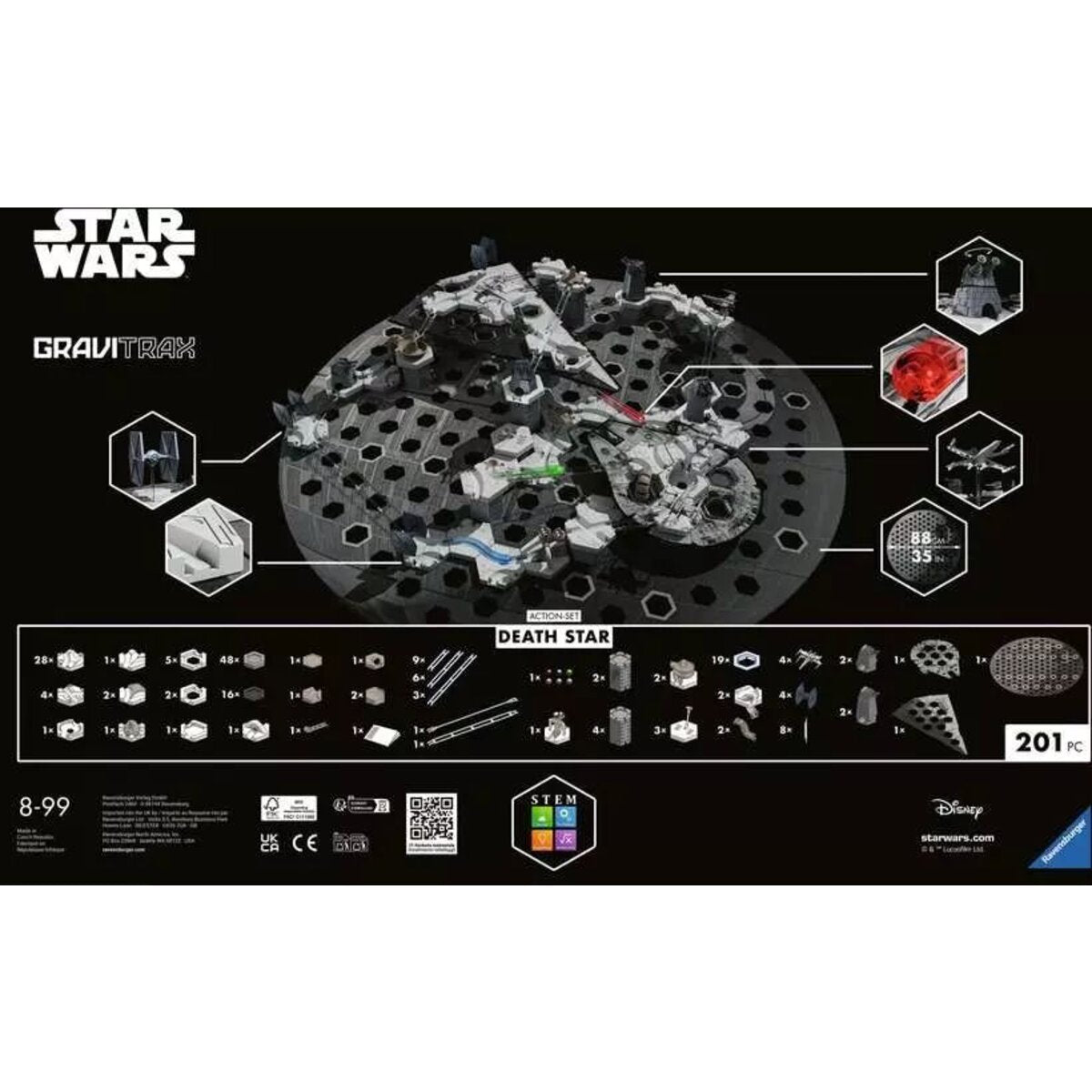 Ravensburger Star Wars GraviTrax Action-Set Death Star