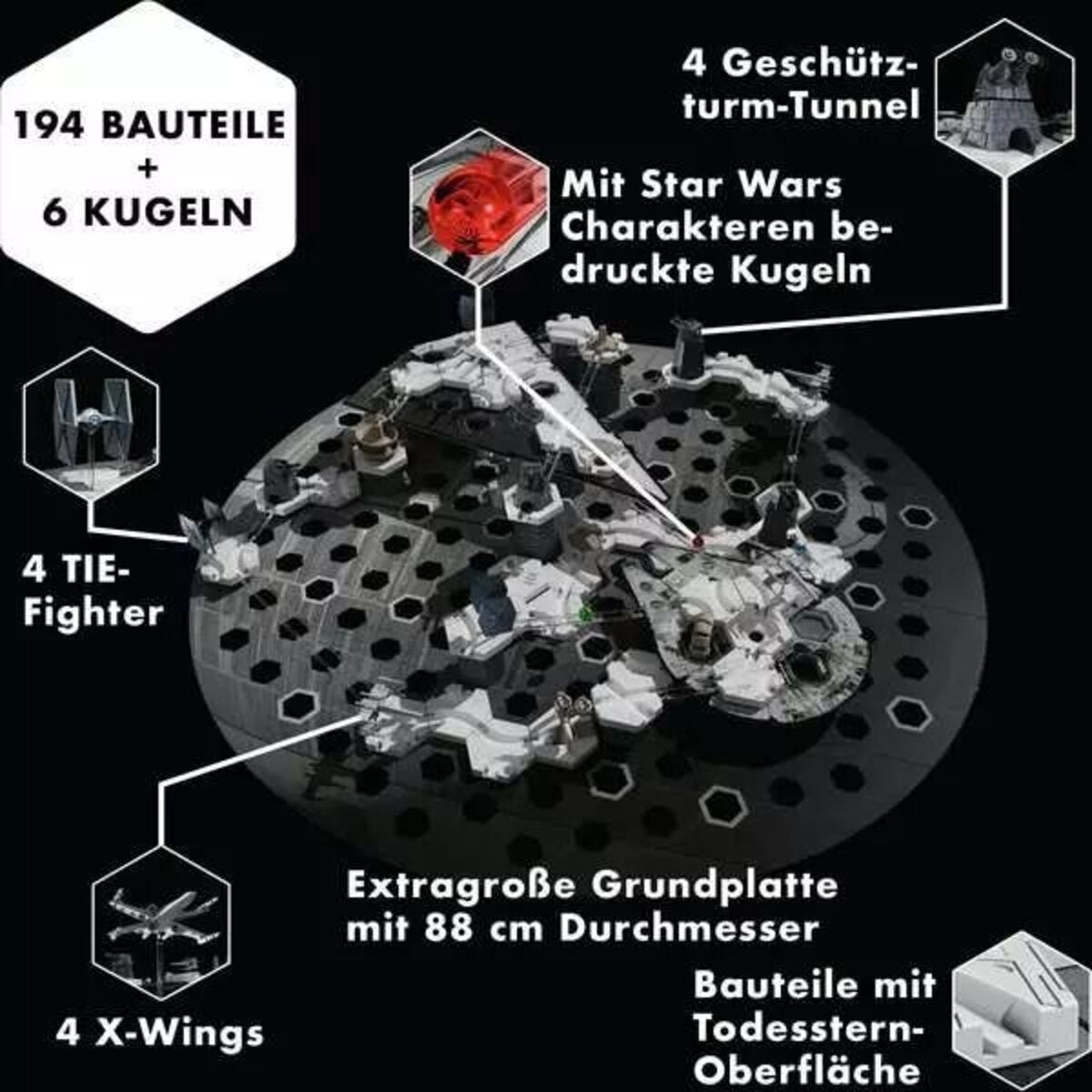 Ravensburger Star Wars GraviTrax Action-Set Death Star