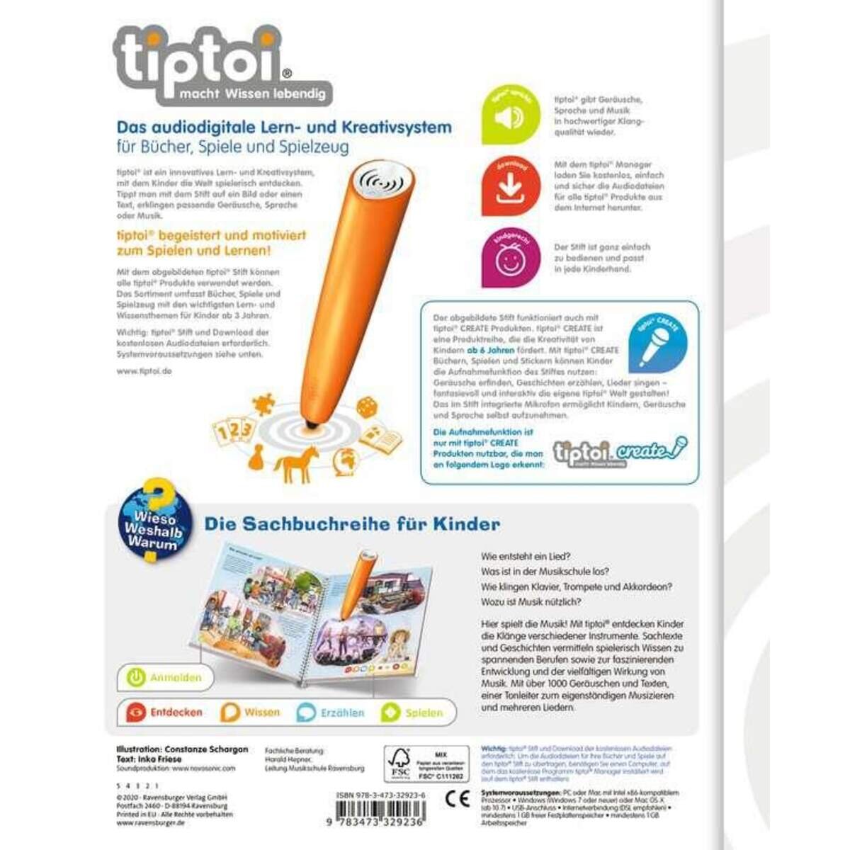 Ravensburger tiptoi Alles über die Musik