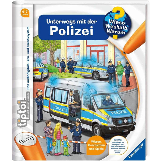 Ravensburger tiptoi Band 22: Unterwegs mit der Polizei - Wieso? Weshalb? Warum?