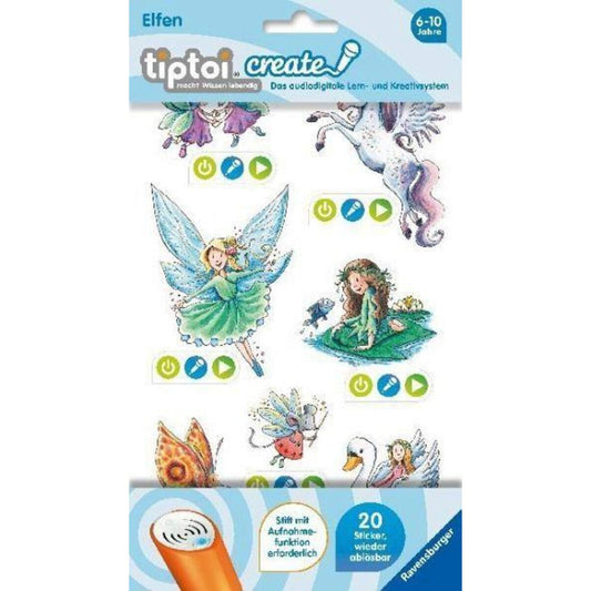 Ravensburger tiptoi create, Stickerbögen Elfen