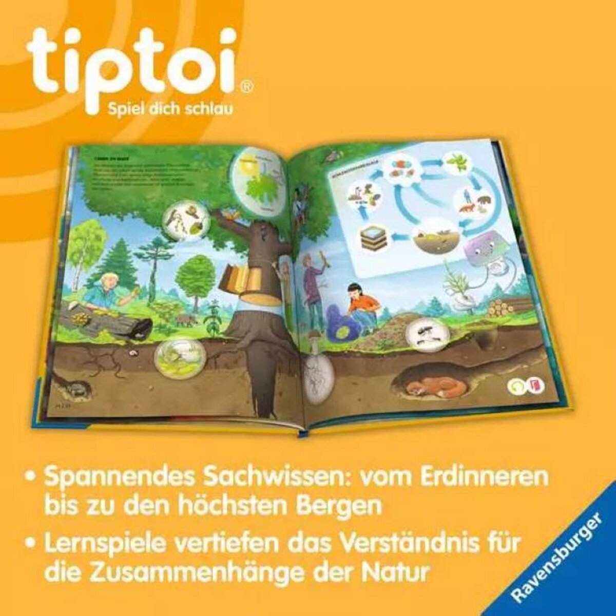 Ravensburger tiptoi® Die Erde: Ozeane Wetter und Vulkane