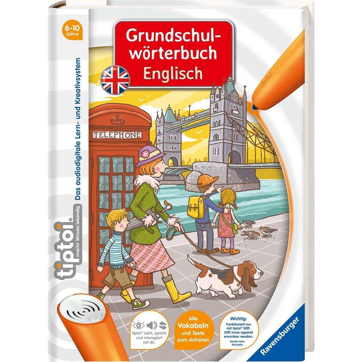 Ravensburger tiptoi® Grundschulwörterbuch Englisch