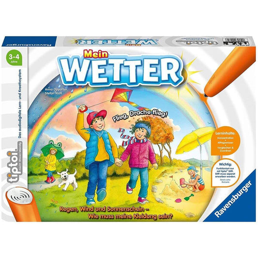 Ravensburger tiptoi Mein Wetter - Regen, Wind und Sonnenschein