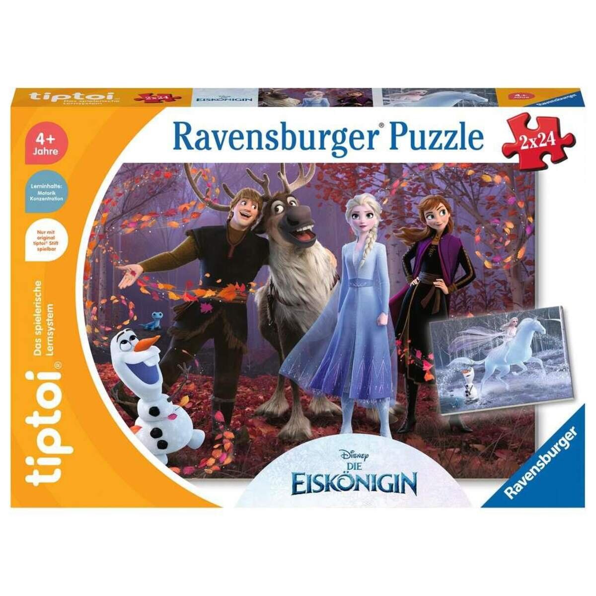 Ravensburger tiptoi Puzzle für kleine Entdecker: Disney Die Eiskönigin