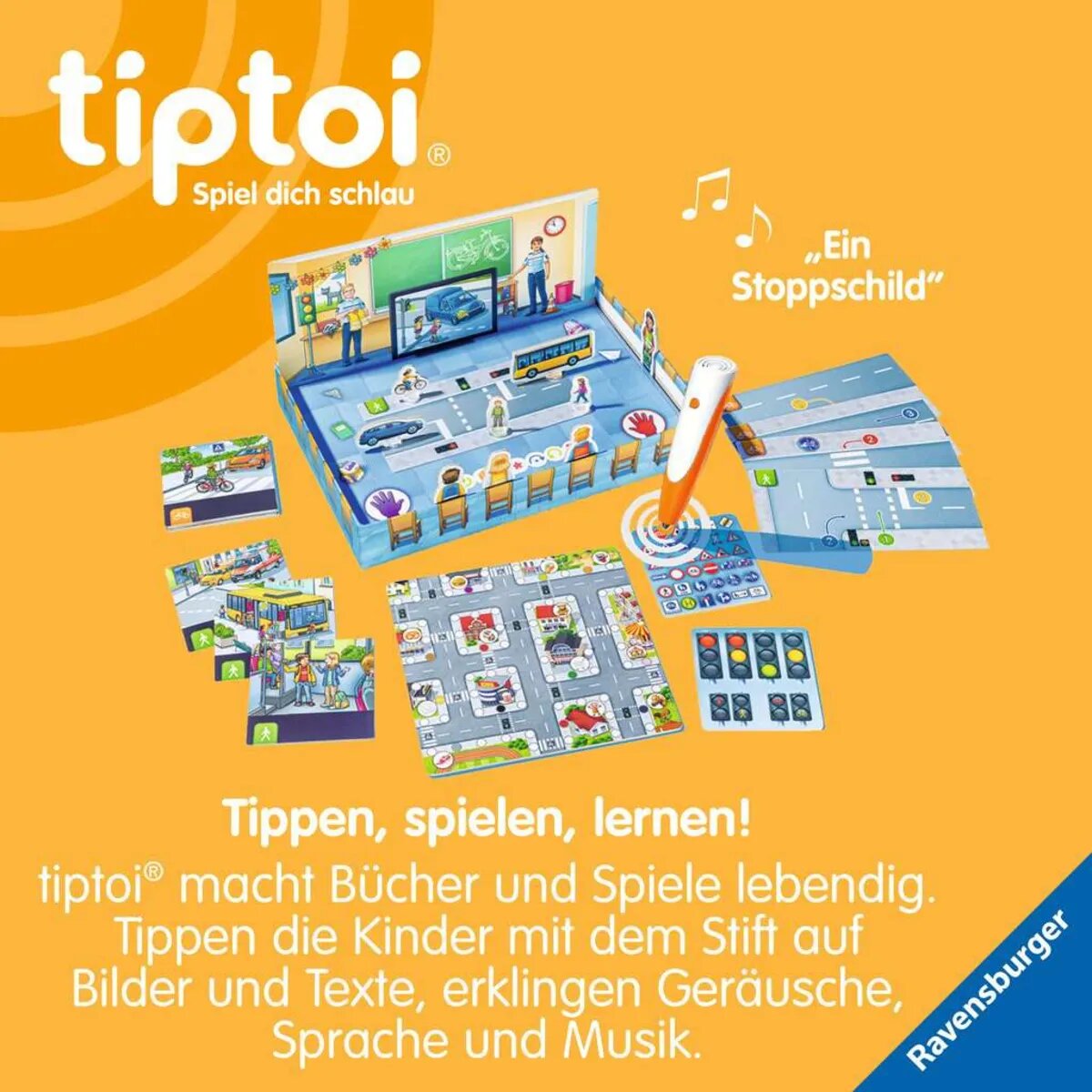 Ravensburger tiptoi® Sicher durch den Straßenverkehr