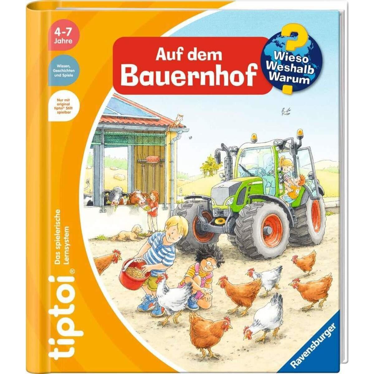 Ravensburger tiptoi Starter-Set, Stift und Bauernhof-Buch