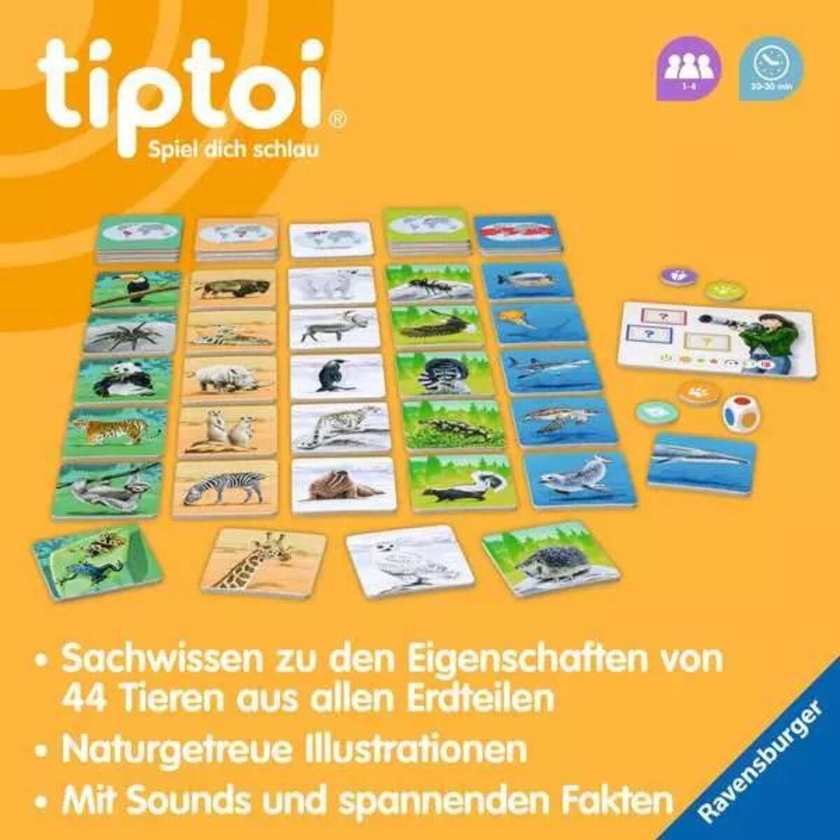 Ravensburger tiptoi® Tiere der Welt