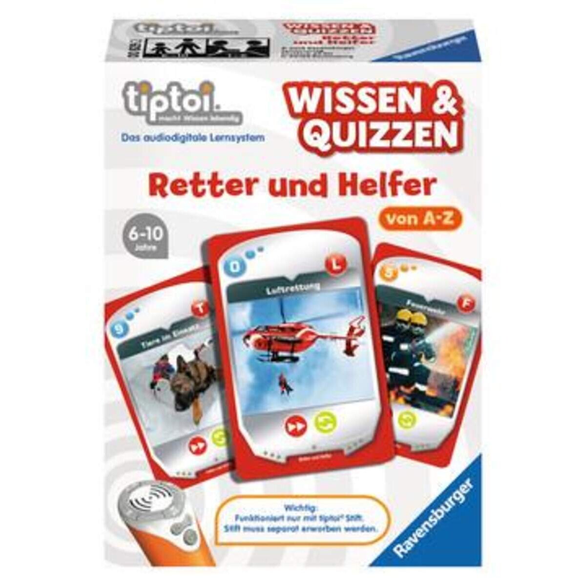 Ravensburger tiptoi Wissen & Quizzen Retter und Helfer