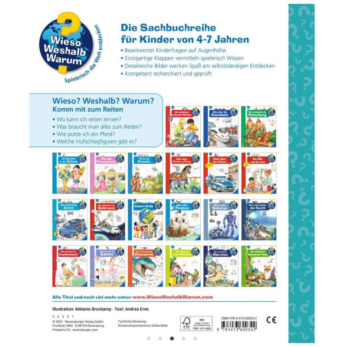 Ravensburger Wieso? Weshalb? Warum? Band 73: Komm mit Reiten