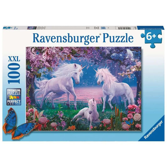 Ravensburger XXL Puzzle - Bezaubernde Einhörner, 100 Teile