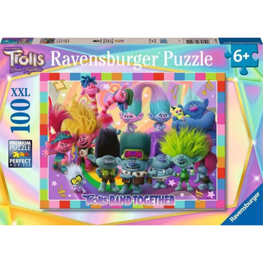Ravensburger XXL Puzzle - Trolls 3, 100 Teile