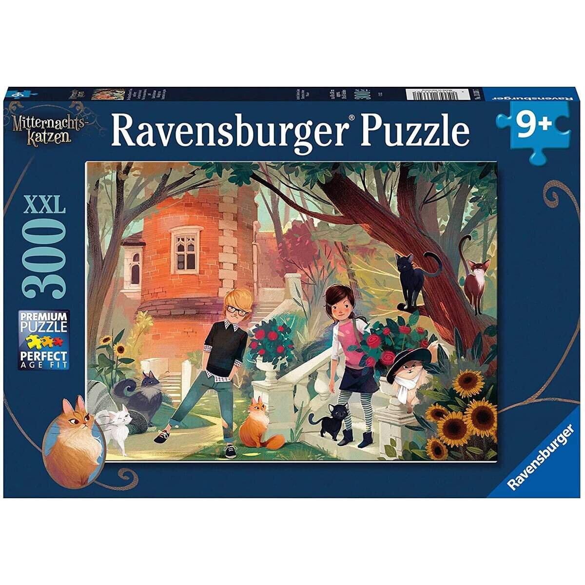 Ravensburger XXL Puzzle - Die Katzenflüsterer Nova und Henry, 300 Teile