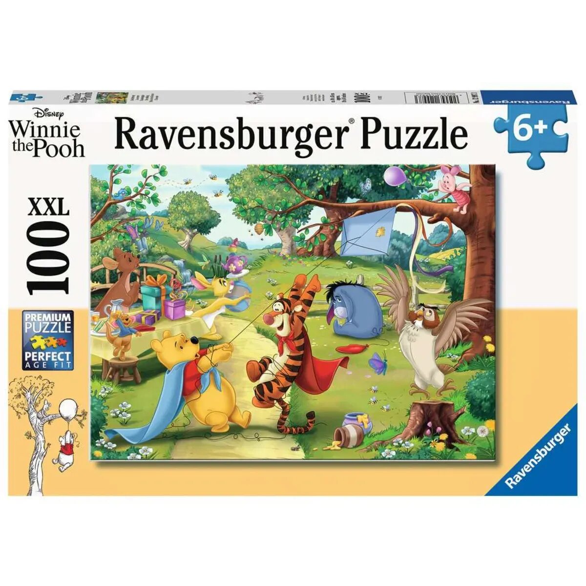 Ravensburger XXL Puzzle - Winnie the Pooh: Die Rettung, 100 Teile