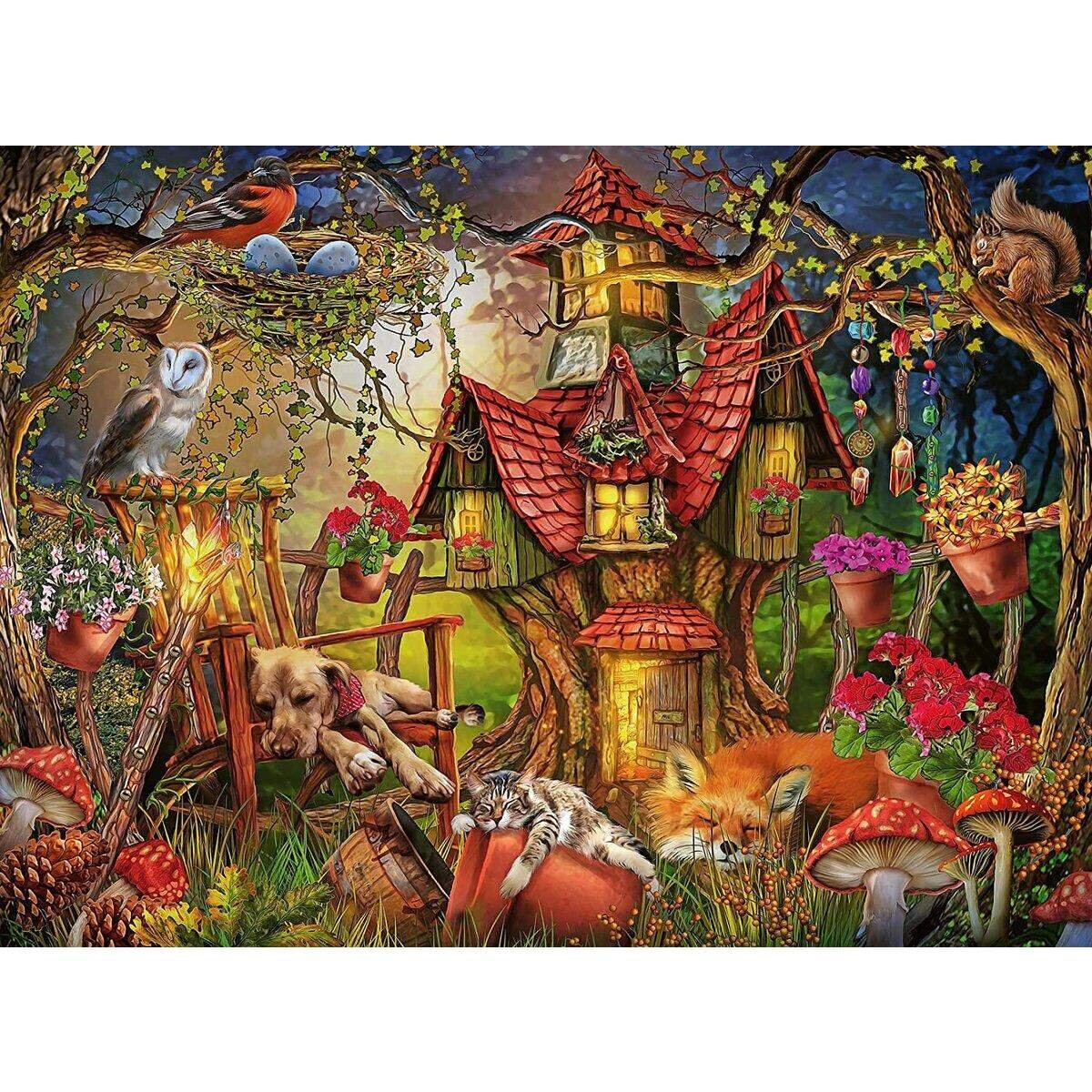 Ravensburger XXL-Puzzle: Das Waldhaus, 200 Teile