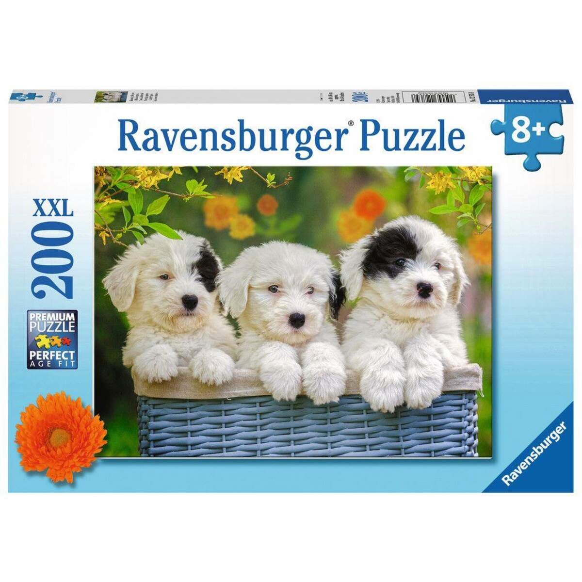 Ravensburger XXL Puzzle Kuschelige Welpen, 200 Teile