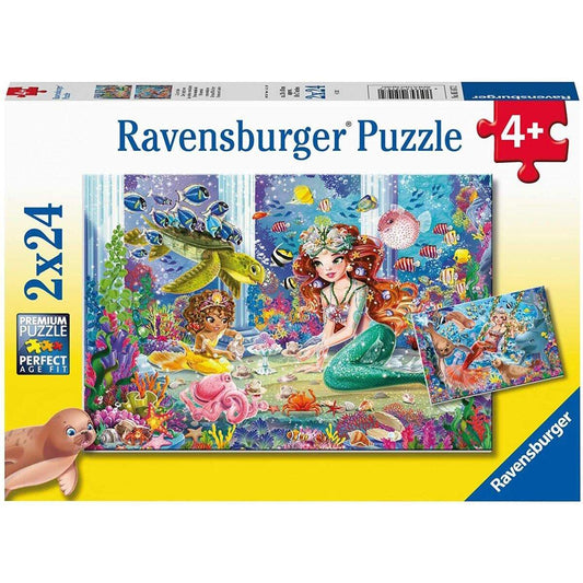 Ravensburger Zauberhafte Meerjungfrauen 2 x 24 Teile