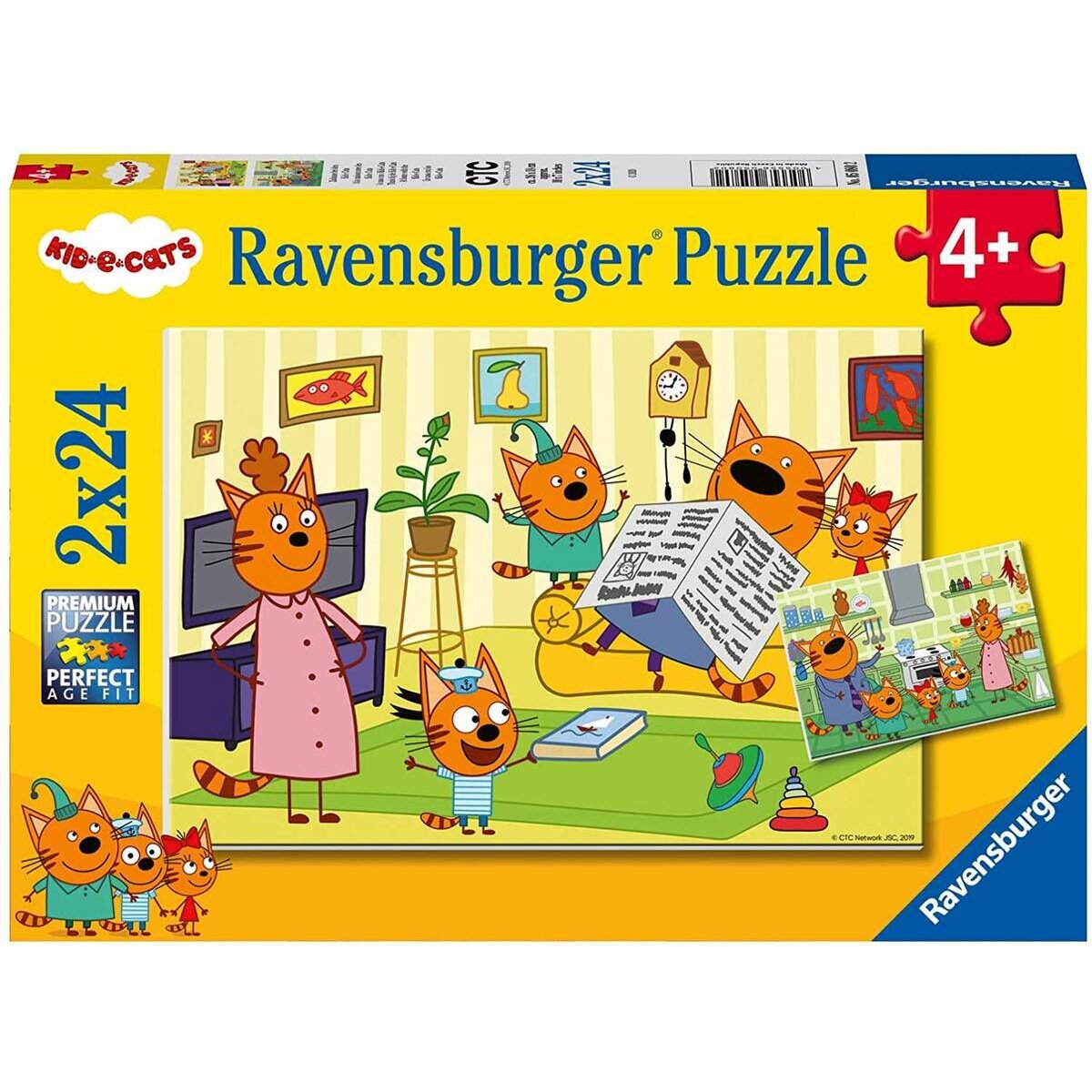 Ravensburger Zuhause bei den Kid e Cats 2 x 24 Teile