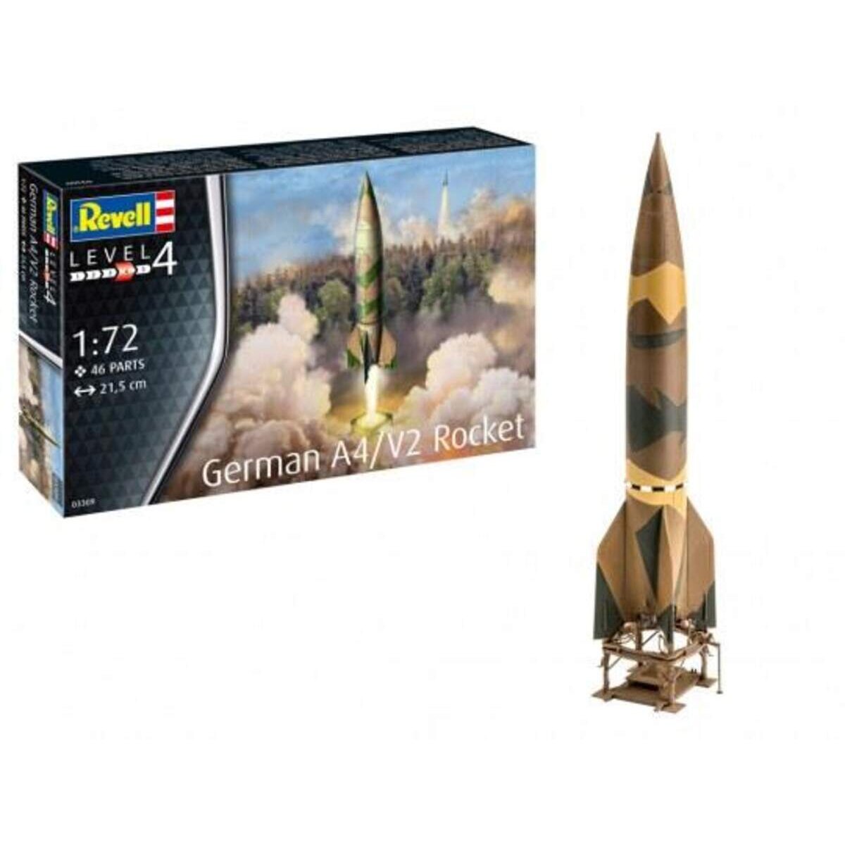 Revell German A4/V2 Rocket, 1:72