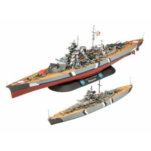 Revell Geschenkset The Legendary Bismarck (1:700-1:1200)