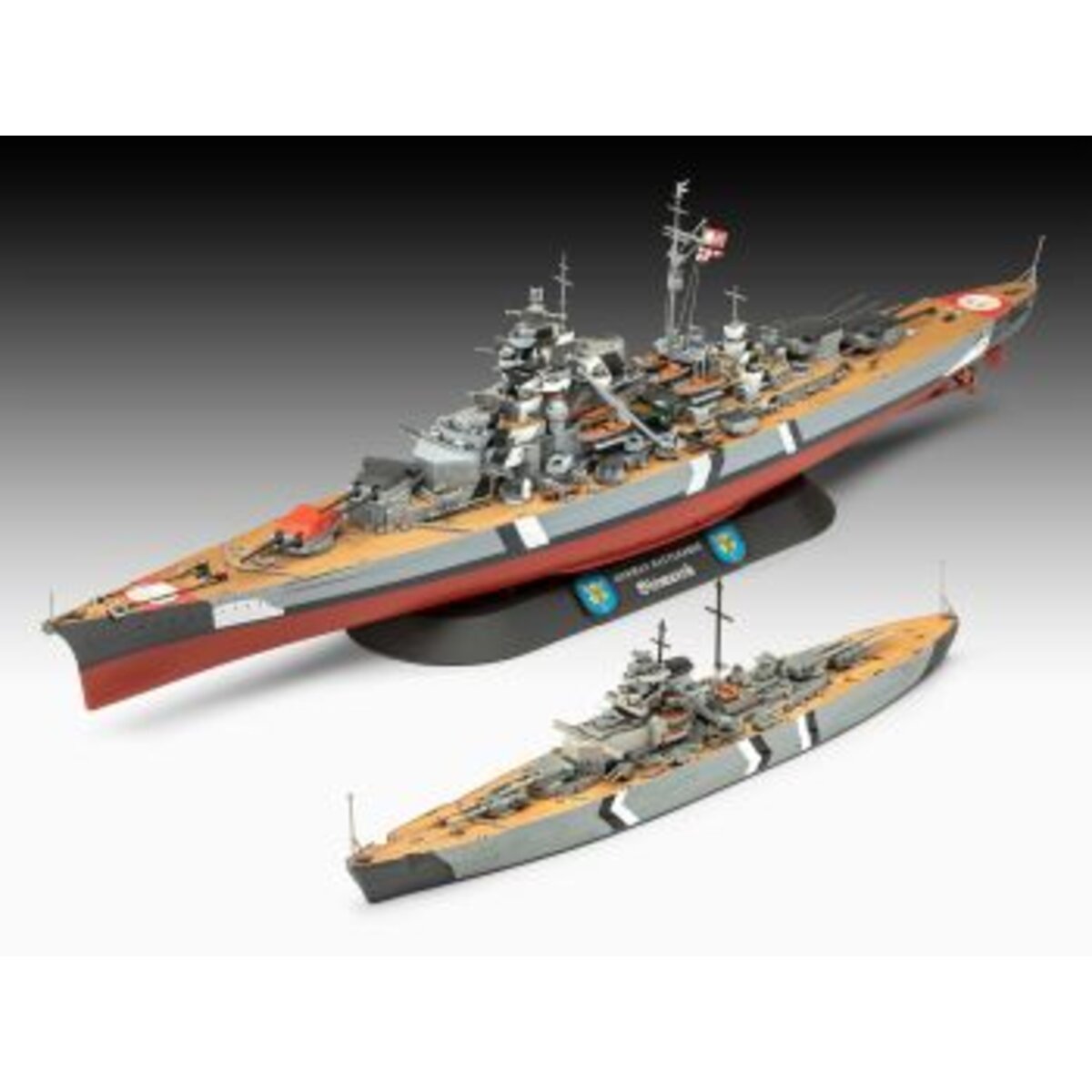 Revell Geschenkset The Legendary Bismarck (1:700-1:1200)