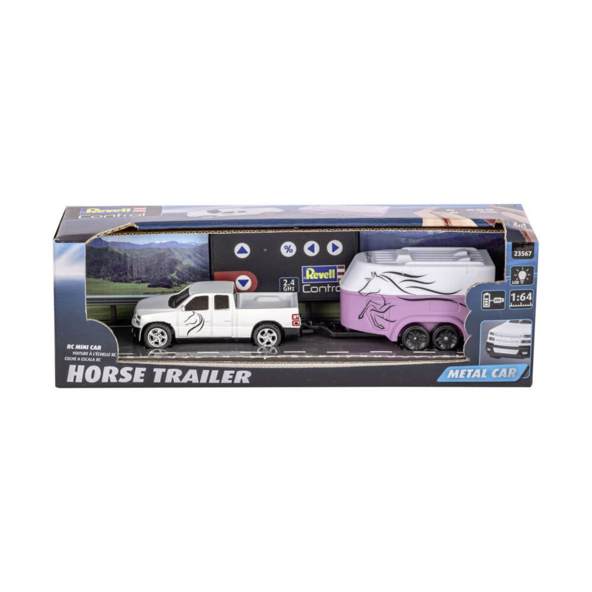 Revell Mini RC Car mit Pferdetransporter