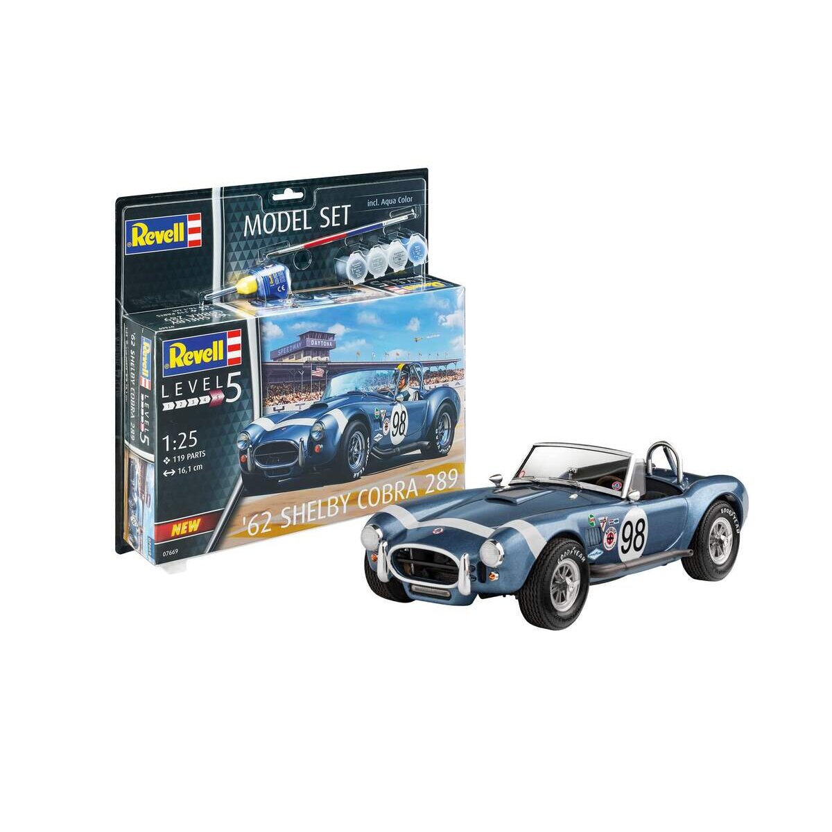 Revell Model Set '62 Shelby Cobra 289