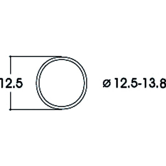 Roco Haftringsatz Gleichstrom 12.5-13.8mm, 10 Stück