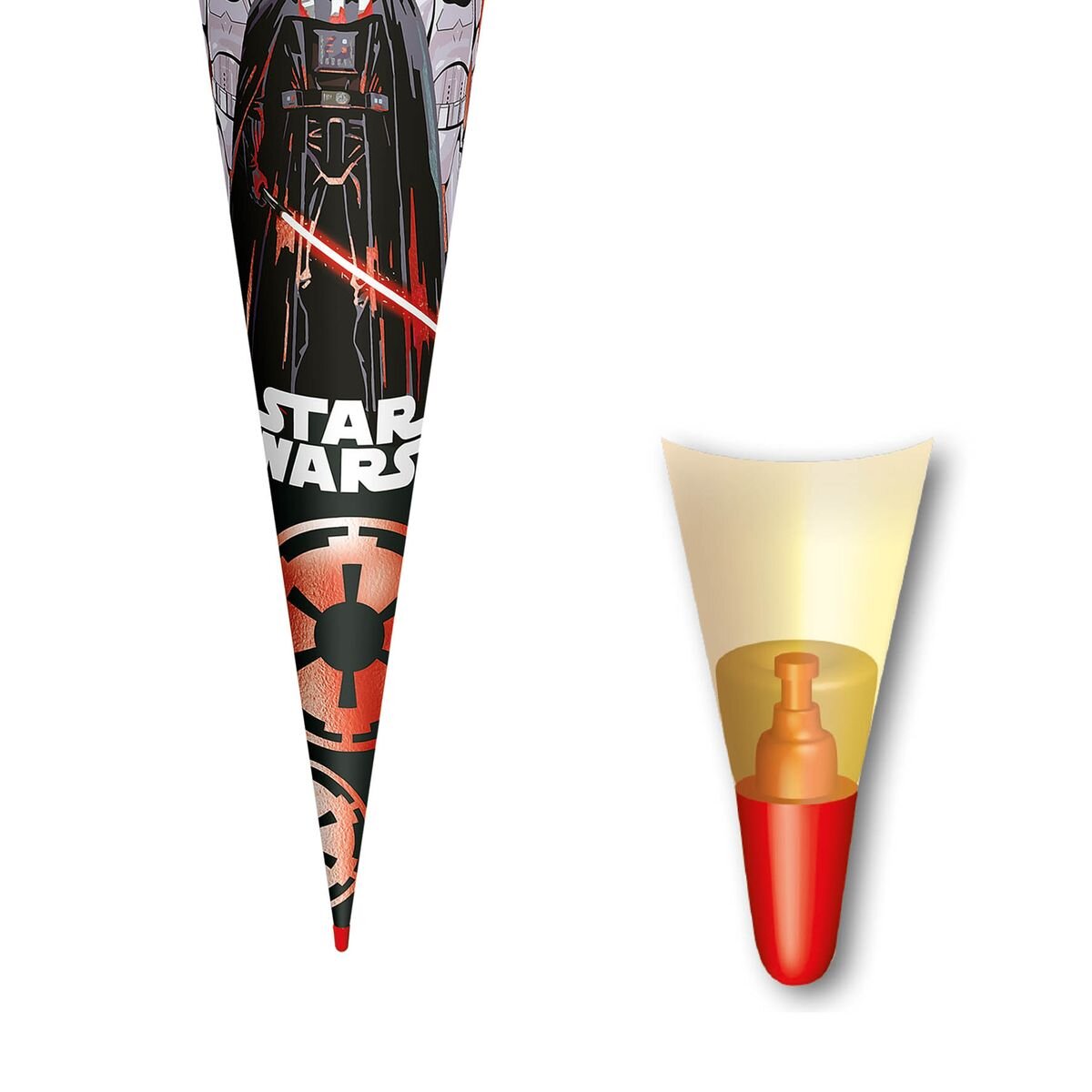 Roth Schultüte Disney Star Wars mit Folieneffekt, 70 cm, rund