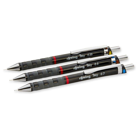 Rotring Feinminenstift Tikky schwarz, 3 Stück