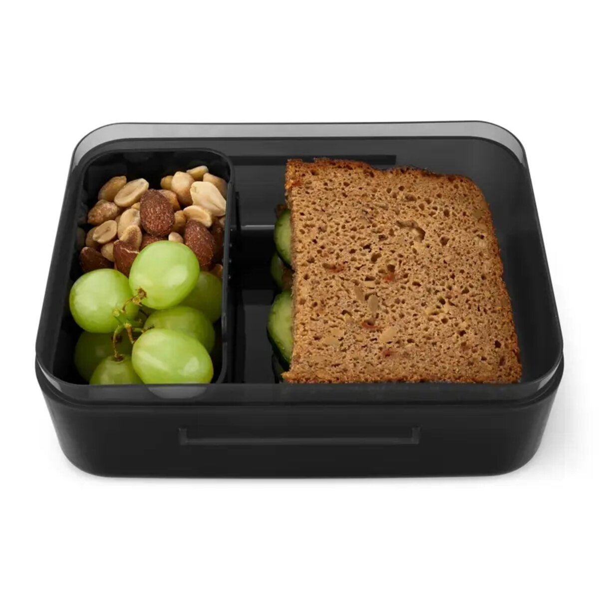 Satch Brotdosen Schwarz 14 x 17 x 6,5 cm besonders leicht und robust