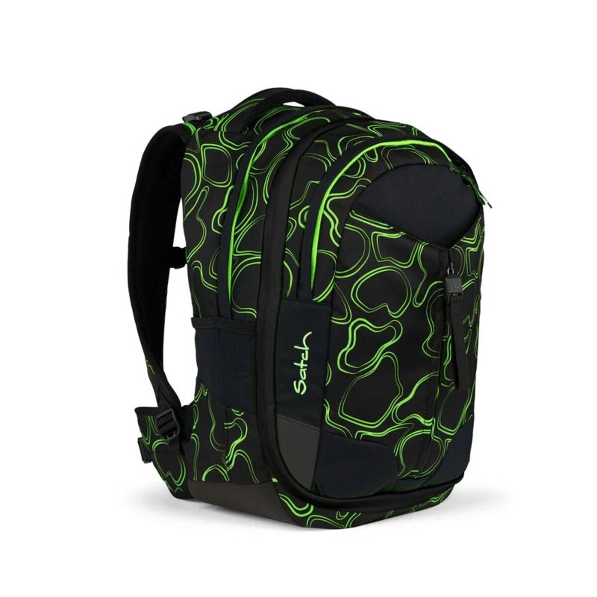 Satch MATCH Schulrucksack Green Supreme