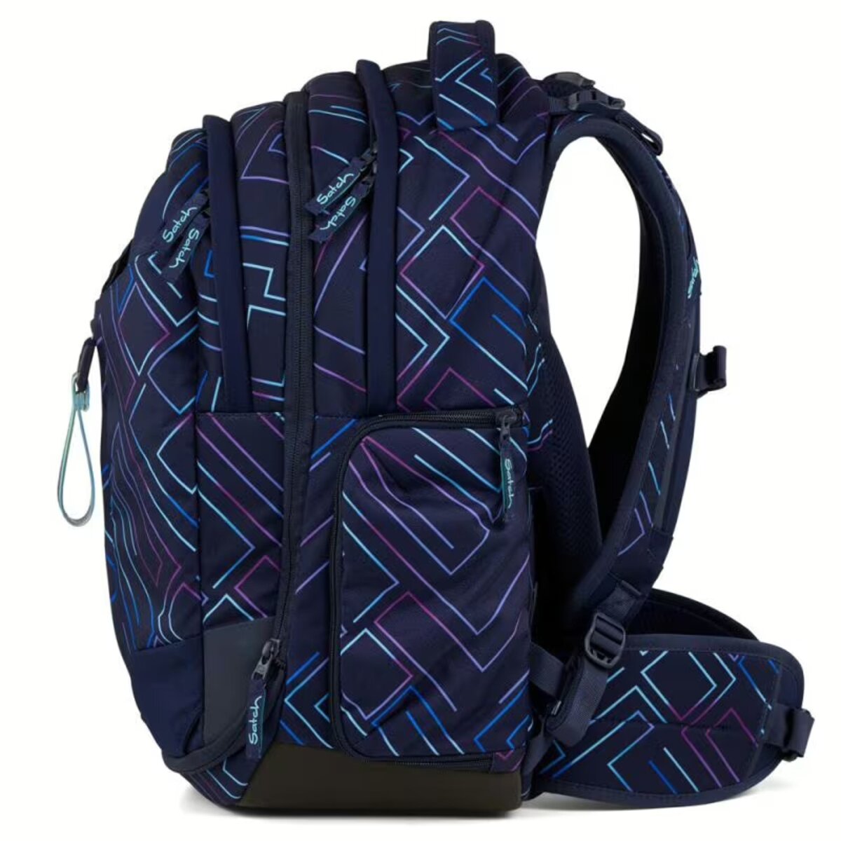 Satch Match Schulrucksack Purple Laser 3.0