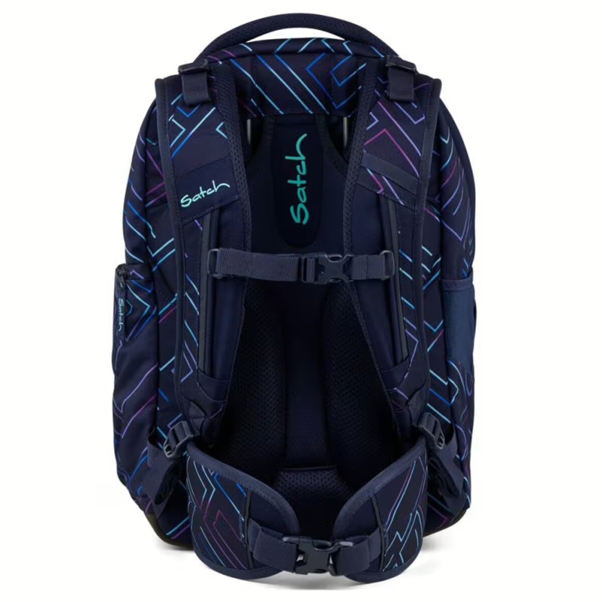 Satch Match Schulrucksack Purple Laser 3.0