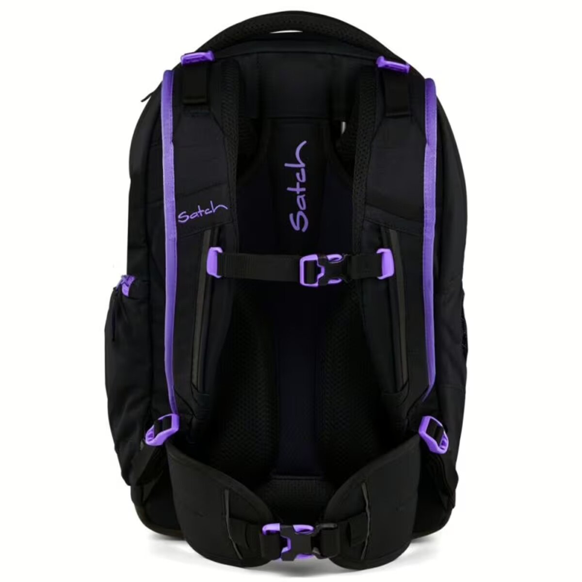 Satch Match Schulrucksack Purple Phantom