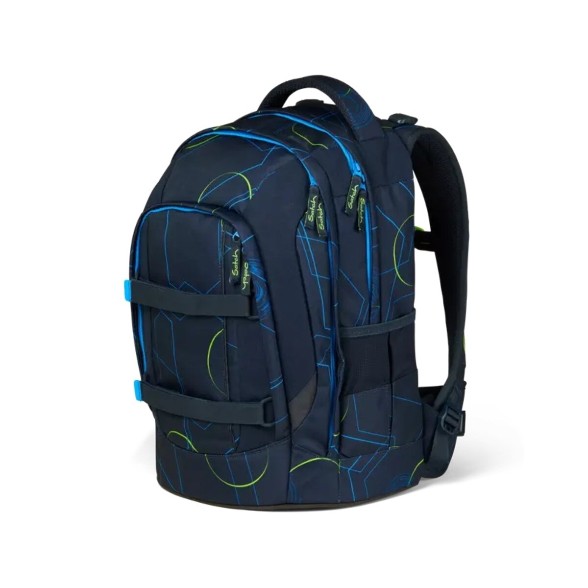 Satch pack Schulrucksack Blue Tech
