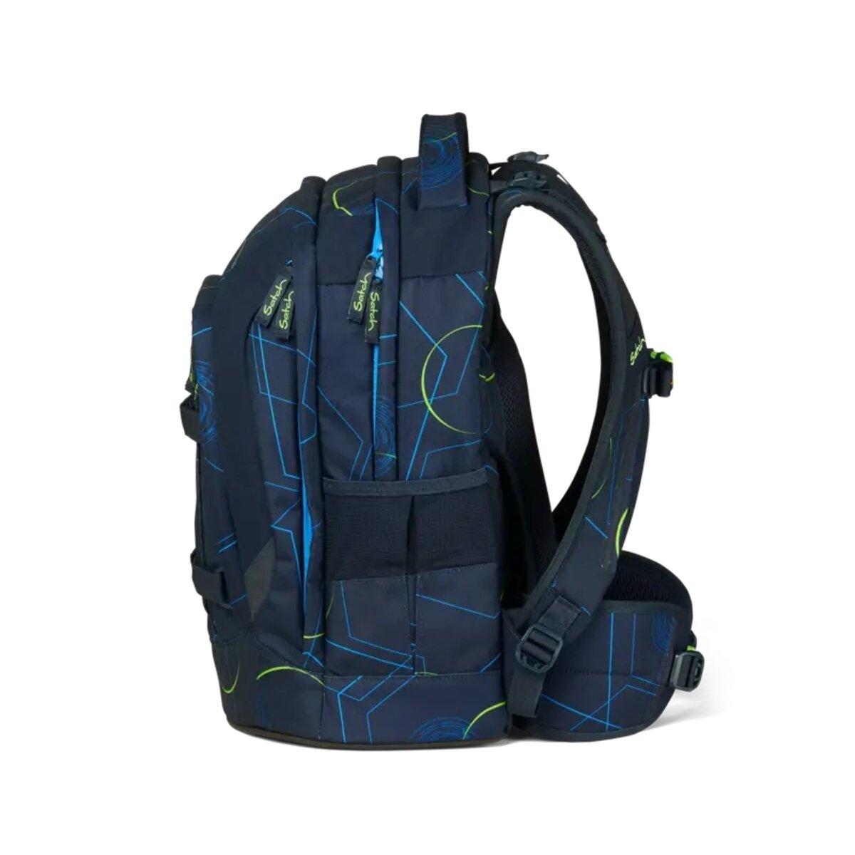 Satch pack Schulrucksack Blue Tech