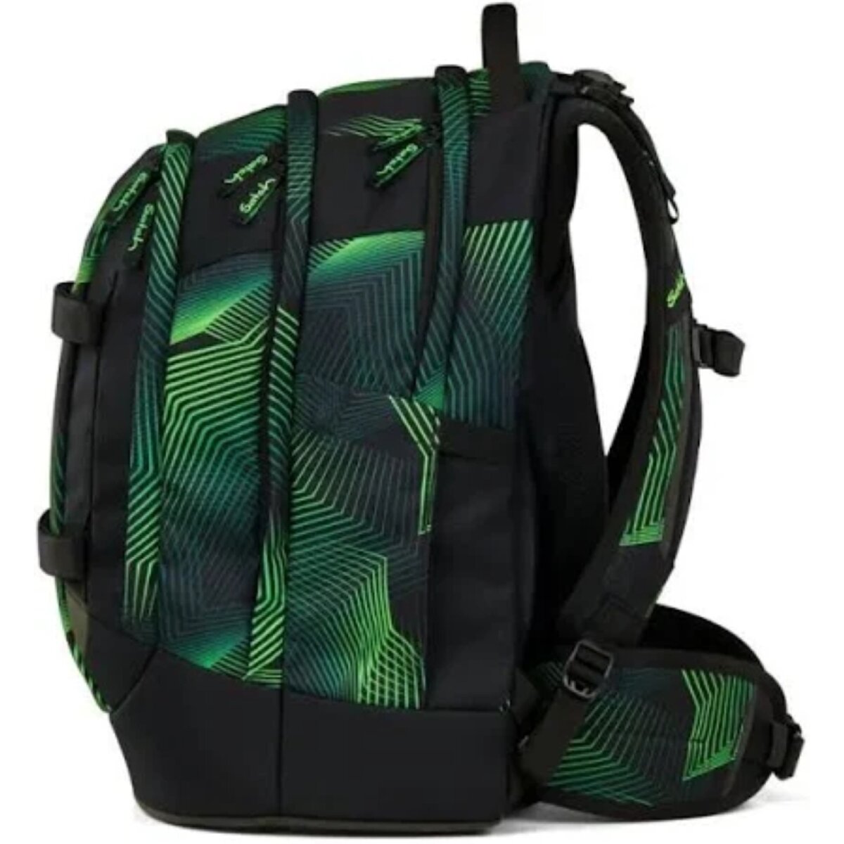 Satch PACK Schulrucksack Seismic Green