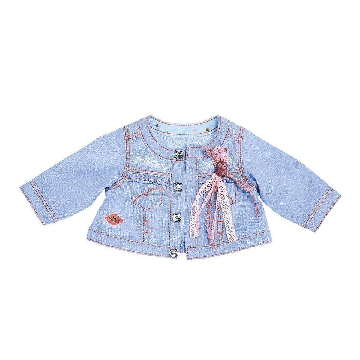 Schildkröt Kids Jeansjacke mit Eulenanstecker