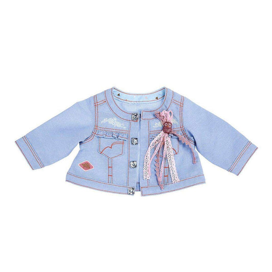 Schildkröt Kids Jeansjacke mit Eulenanstecker