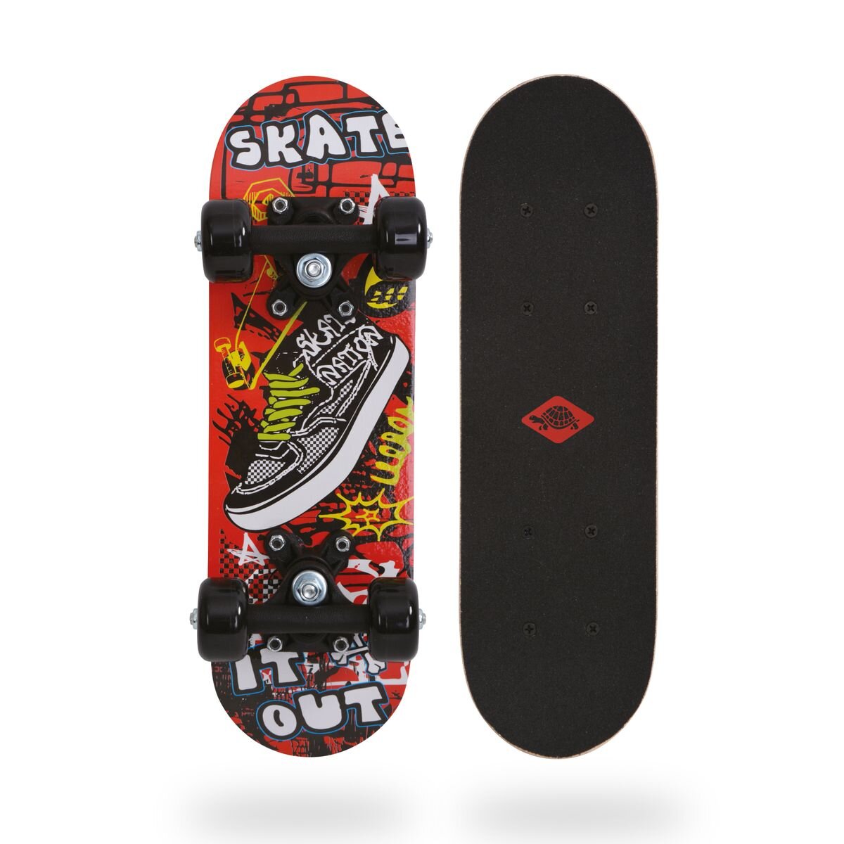 Schildkröt Mini-Skateboard 17“ - Skate it out