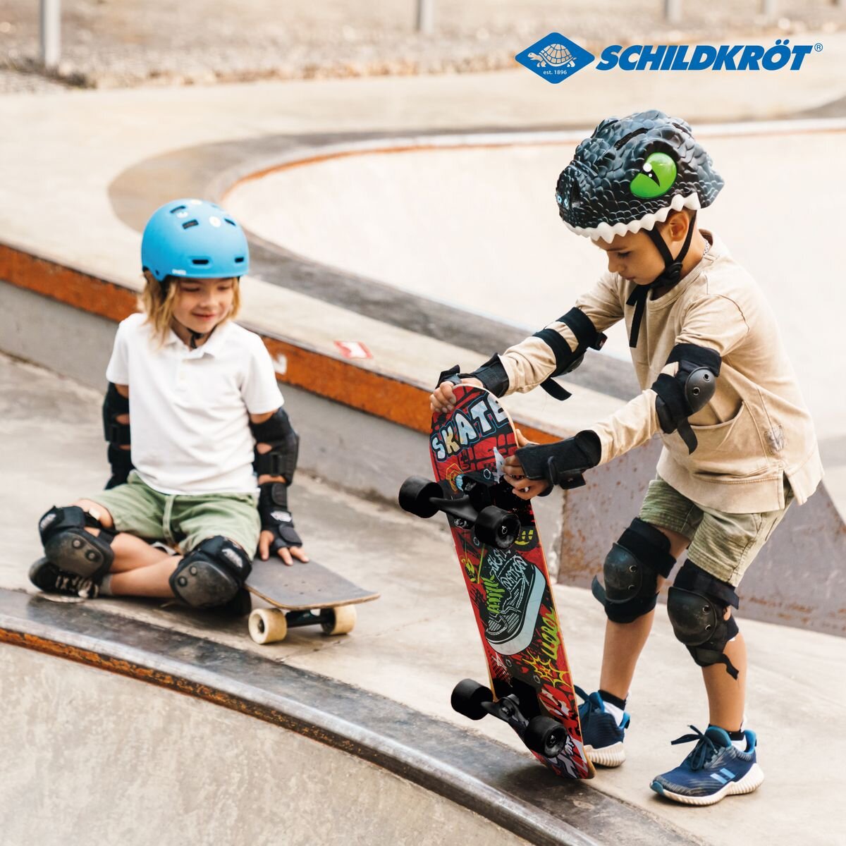 Schildkröt Mini-Skateboard 17“ - Skate it out