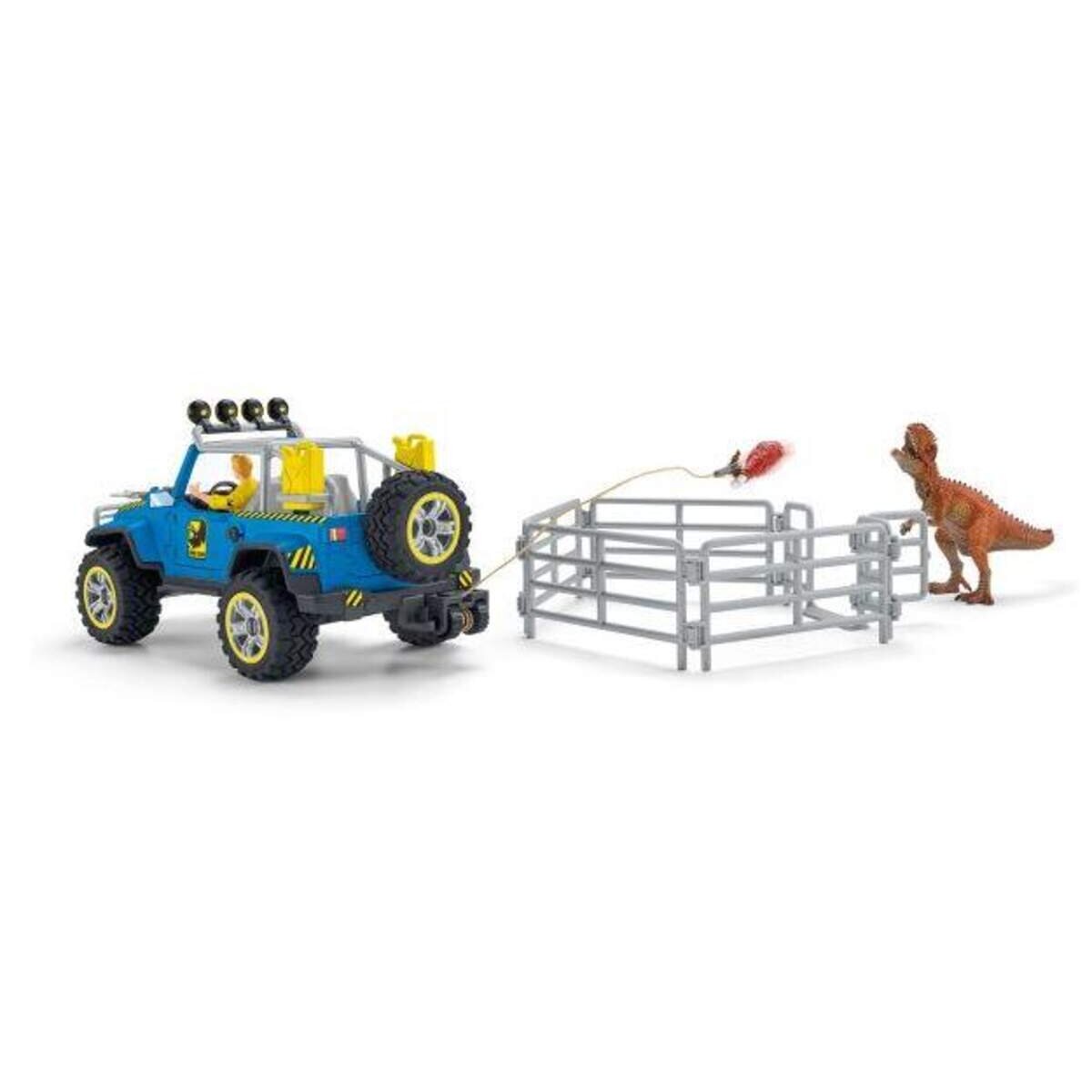 Schleich® 41464 Geländewagen mit Dino-Außenposten