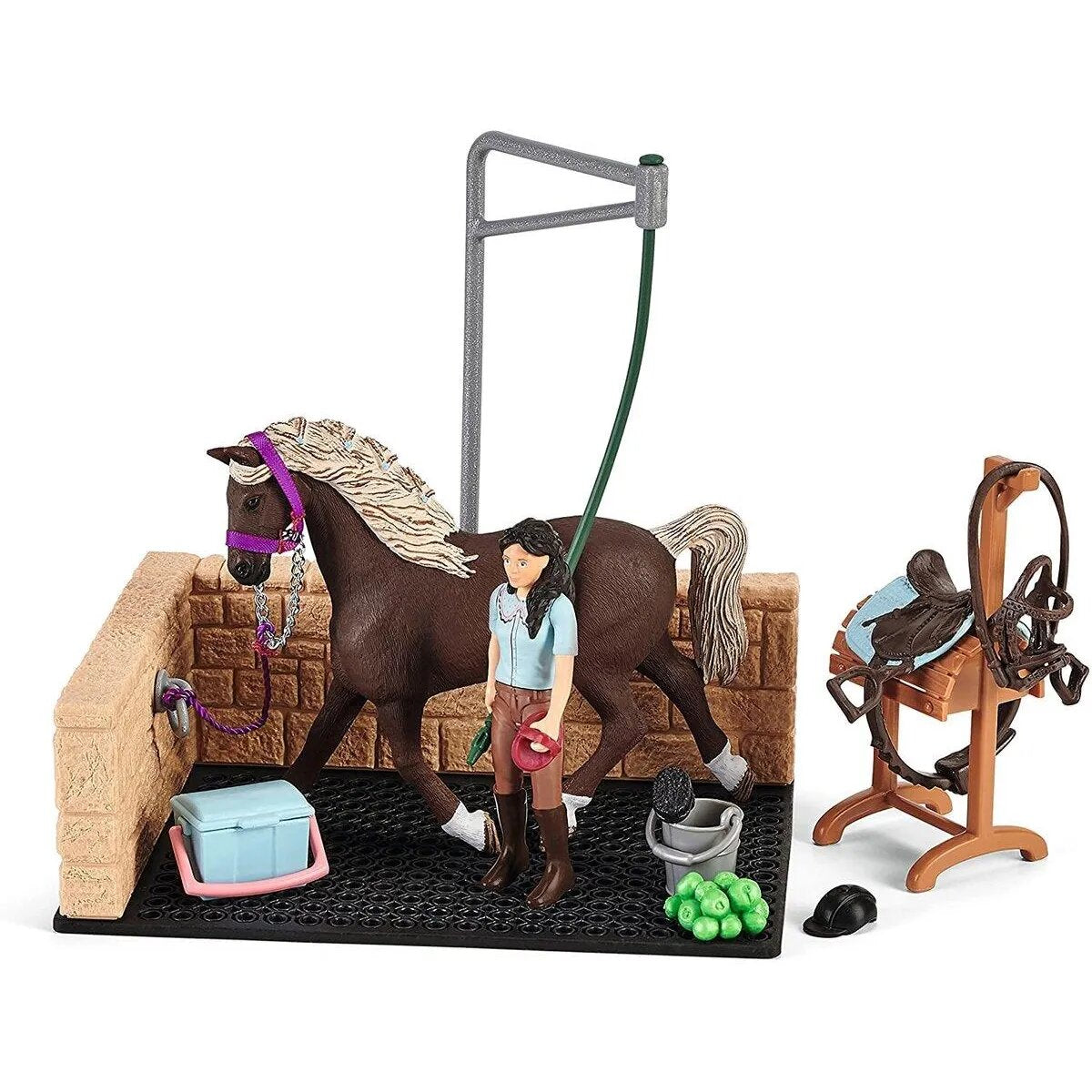 Schleich® 42438 Horse Club - Waschplatz mit Emily und Luna